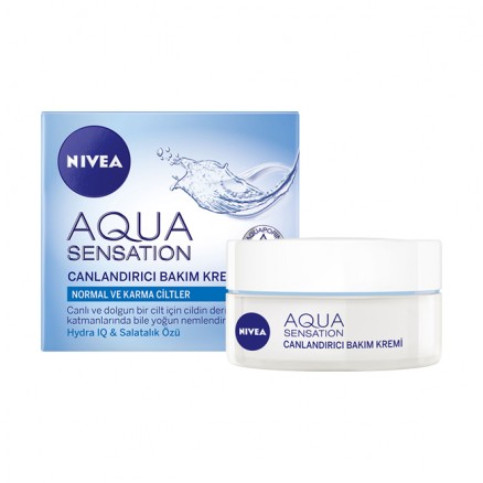 Nivea Aqua Sensation Canlandırıcı Bakım Kremi 50 ML