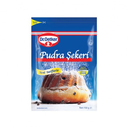 Dr. Oetker Pudra Şekeri (Kilitli Ambalaj) - 150 G