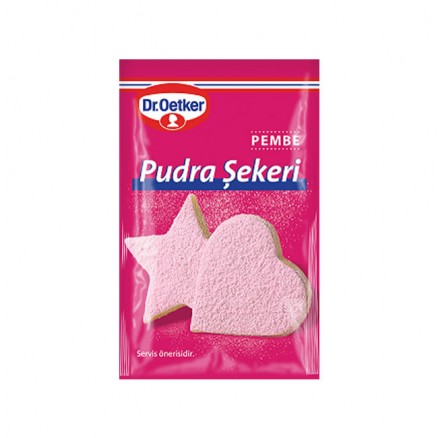 Dr. Oetker Pudra Şekeri - Pembe Renkli 15 G