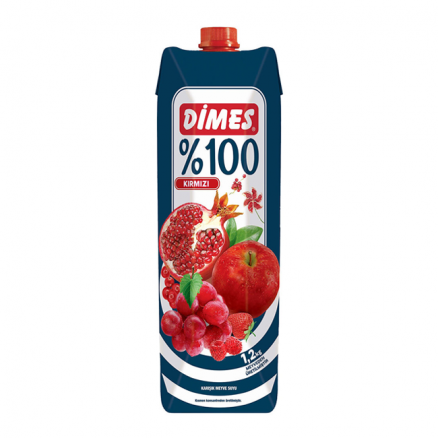 Dimes Premium % 100 Kırmızı Meyvelerden Meyve Suyu 1 Lt