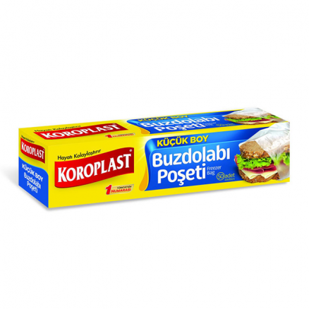 Koroplast Buzdolabı Poşeti Küçük Boy 20x30cm 40'lı