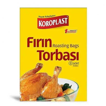 Koroplast Fırın Torbası 25x38 cm 8'li