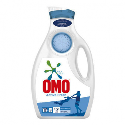 Omo Sıvı Çamaşır Deterjanı Active Fresh 1950 ML 