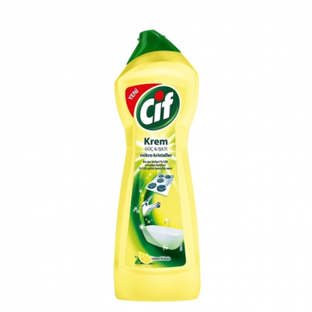 Cif Krem Güç ve Işıltı Limon Kokulu Temizleyici 750 ML