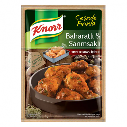 Knorr Fırında Tavuk Çeşnisi Baharatlı Sarımsaklı