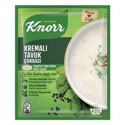 Knorr Klasik Kremalı Tavuk Çorbası