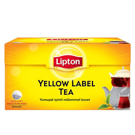 Lipton Yellow Label Demlik Poşet Çay 100'lü 320 GR