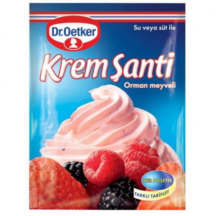 Dr. Oetker Krem Şanti Orman Meyveli - 75 GR