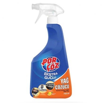 Porçöz Yağ Çözücü Sprey - 750 ML