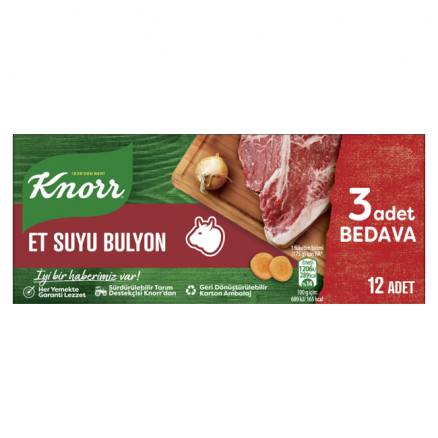 Knorr Et Bulyon - 120 GR - 12 Adet