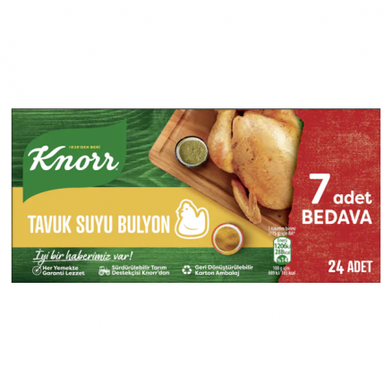 Knorr Tavuk Bulyon - 240 GR - 24 Adet