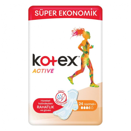 Kotex Active Quadro Normal 24 Lü