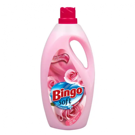 Bingo Soft Yumuşatıcı Gül Pembe - 3 LT