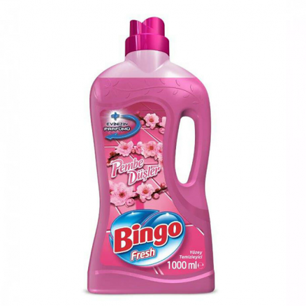 Bingo Fresh Yüzey Temizleyici Pembe Düşler - 1 LT