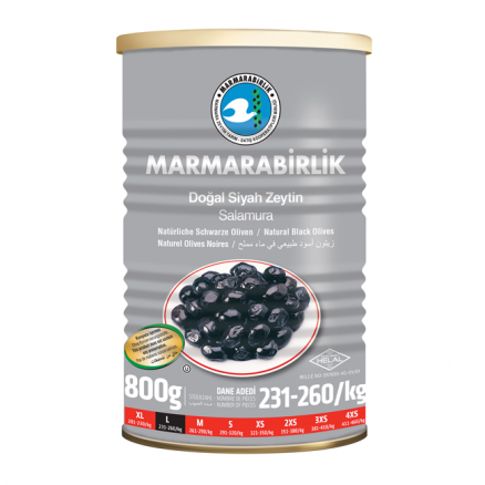 Marmarabirlik Zeytin Teneke (L) - 800 GR