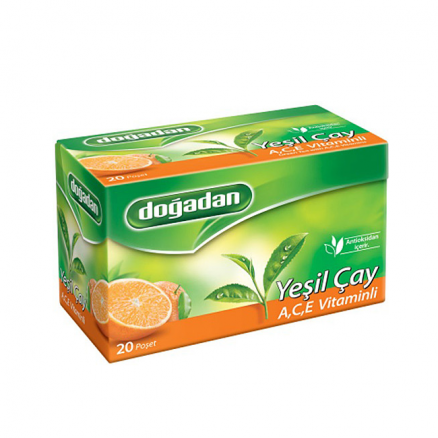 Doğadan Yeşil Çay A, C, E Vitaminli