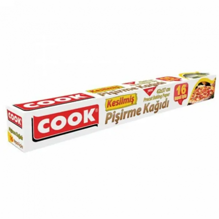 Cook Pişirme Kağıdı Kesilmiş 16 Yaprak