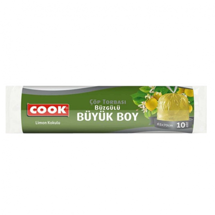 Cook Büzgülü Kokulu Çöp Torbası Büyük Boy Limon