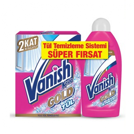 Vanish Tül Toz 450 gr + Tül Parlatıcı 450 ml