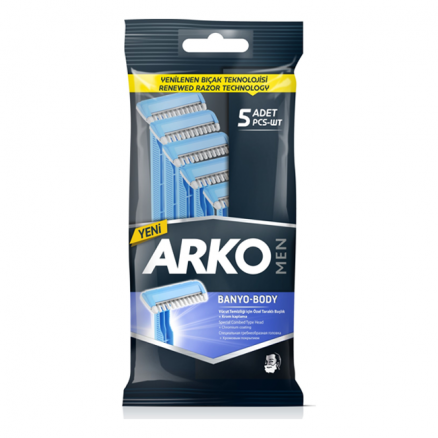 Arko Men Banyo Tıraş Bıçağı Banyo  - 5'Lİ