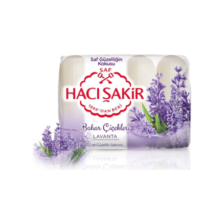 Hacı Şakir Güzellik Sabunu Lavanta 4x70 GR