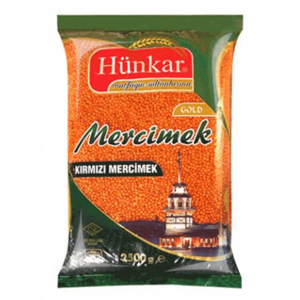 Hünkar Kırmızı Mercimek 2,5 kg