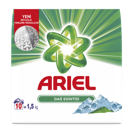 Ariel Toz Çamaşır Deterjanı Dağ Esintisi 1,5 KG