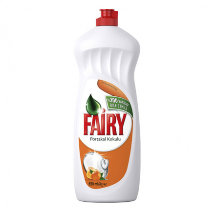 Fairy Sıvı Bulaşık Deterjanı Portakal 650 Ml