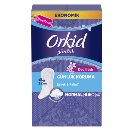 Orkid Günlük Eko Deofresh Normal - 40 lı