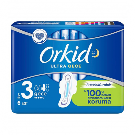 Orkid Ultra Extra Tekli Gece - 6 lı