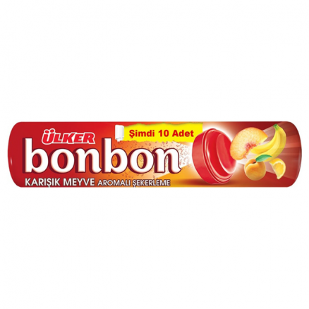 Ülker Bonbon Rulo Şeker Karışık Meyve Aromalı