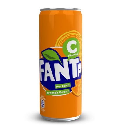 Fanta Portakal Kutu 330 Ml