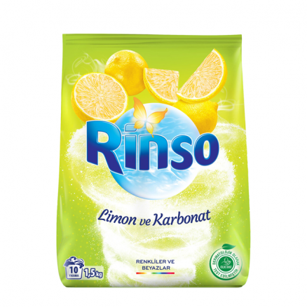 Rinso Limon Ve Karbonat 10 Yıkama 1.5 Kg