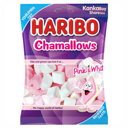 Haribo Chammallows Pink & White 70 G