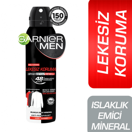 Garnier Mineral Deo Men Lekesiz Koruma 150 ML