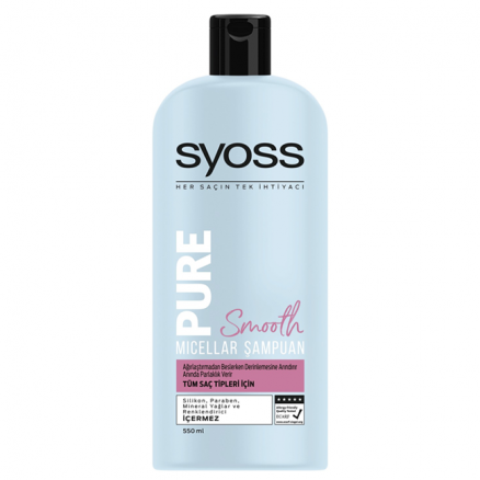 Syoss Şampuan Pure Micellar 500 Ml