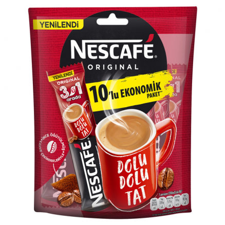 Nescafe 3ü 1 Arada 10'Lu Paket