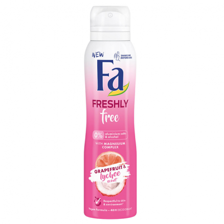 Fa Deodorant Freshly Greyfurt&Lychee; Kadın 150 Ml