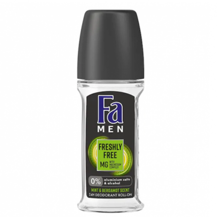 Fa Roll-On Freshly Free Mint & Bergamot Men 50 Ml