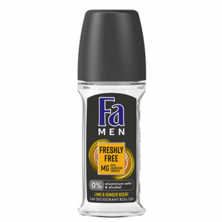 Fa Roll-On Freshly Free Lime & Ginger Men 50 Ml