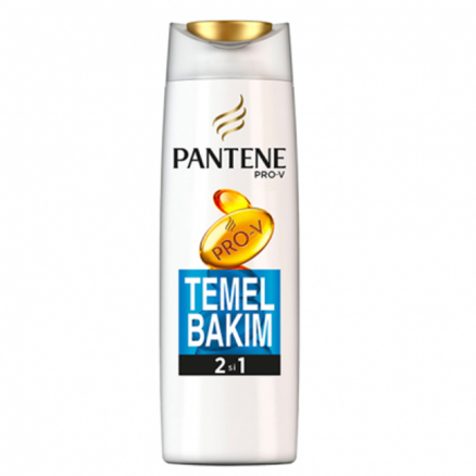 Pantene 2'si 1 Arada Şampuan ve Saç Bakım Kremi Temel Bakım 500 ml