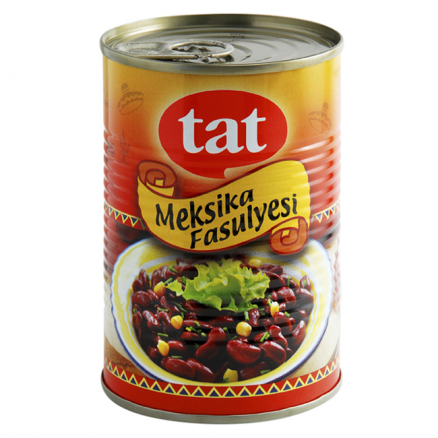 Tat Haşlanmış Meksika Fasulyesi - 820 G