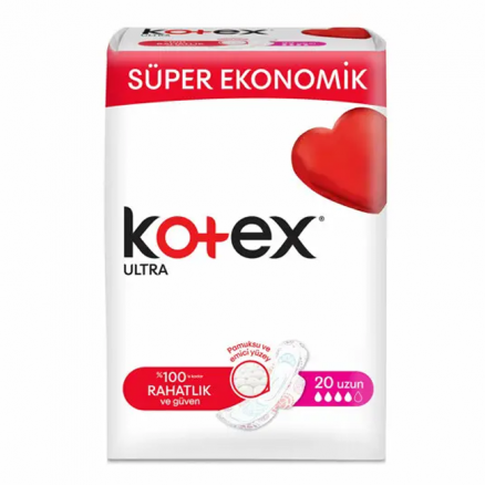 Kotex Ultra Uzun Ped - 20 li