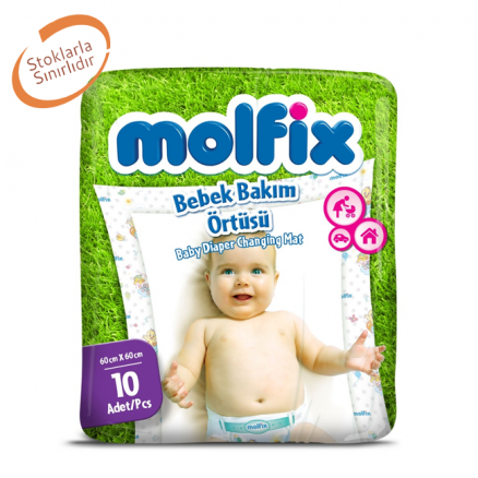 Molfix Bebek Bakım Örtüsü  - 60*60 