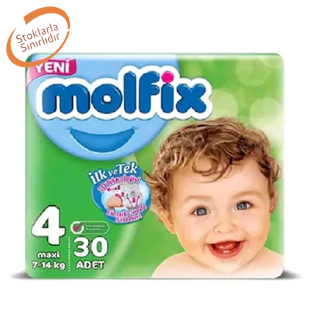 Molfix 3D Maxi Jumbo 4 Numara (7-14 Kg) - 30'Lu